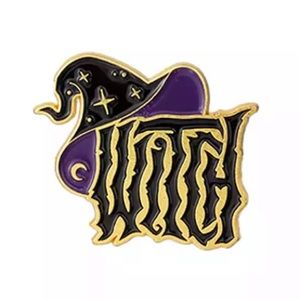 6/$30 WITCH In Hat Enamel Pin
